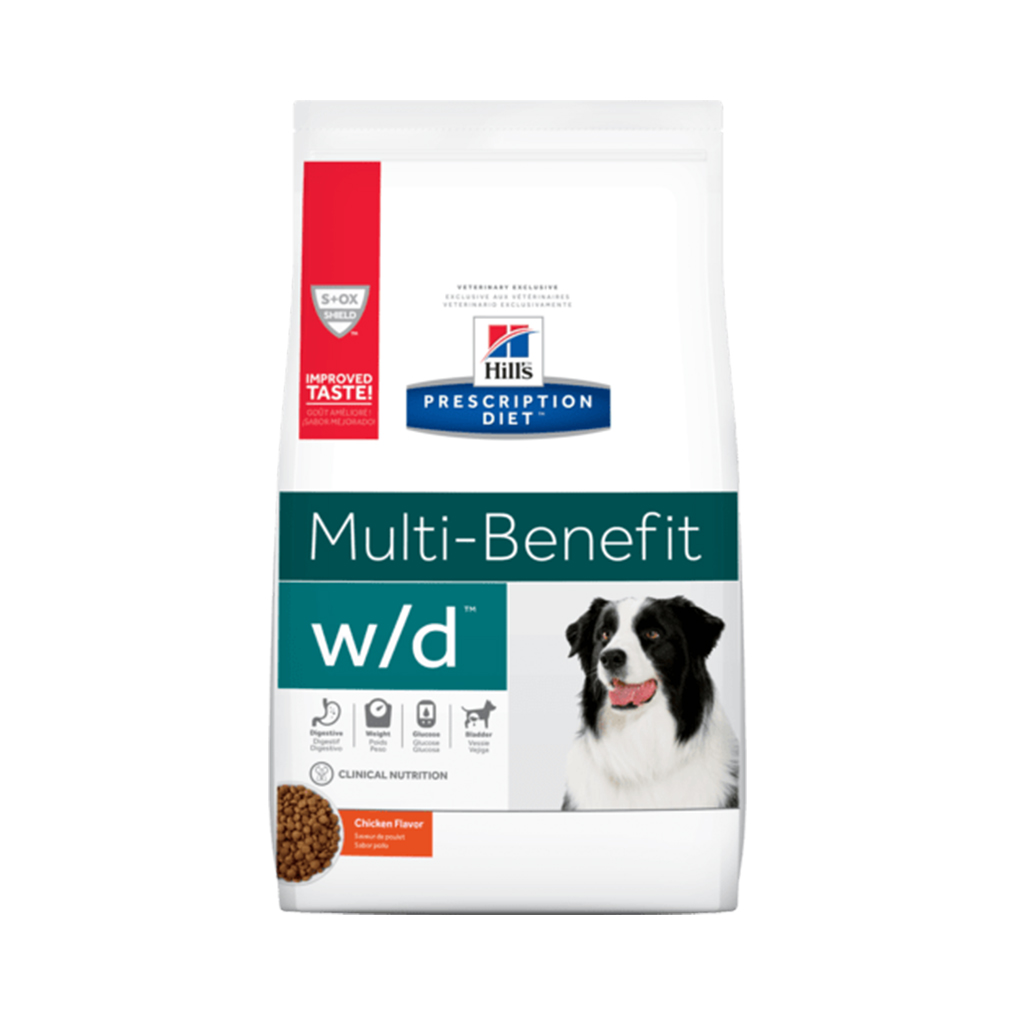 Hills WD multi-benefit - manejo de glucosa, digestivo y peso (3.9kg)